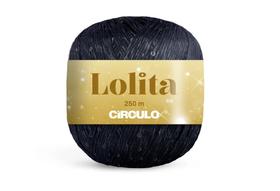 FIO LOLITA COR 8990 PRETO 250 METROS 100G CÍRCULO - Ideal para Crochê e Tricô