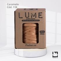 Fio Lume Super Brilho Fischer com 140mts e 25mm Cor Caramelo 118