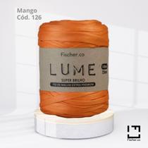 Fio Lume Super Brilho Fischer com 140mts e 25mm Cor Mango 126