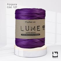 Fio Lume Super Brilho Fischer com 140mts e 25mm Cor Púrpura 127 Fio Lume Super Brilho Fischer com 140mts e 25mm Cor Púrpura 127