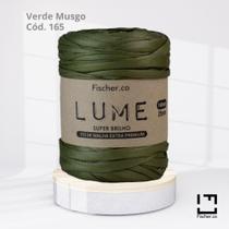 Fio Lume Super Brilho Fischer com 140mts e 25mm Cor Verde Musgo 165