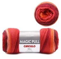 FIO MAGIC PULL 200 GR COR 9685 MESCLA ALTAS HORAS - Fio de Tricô e Crochê
