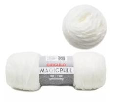 Fio magic pull 306 mts circulo cor 8001 branco Fio magic pull 306 mts circulo cor 8001 branco