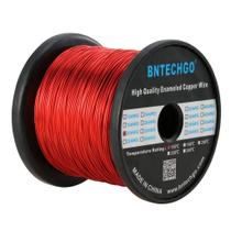 Fio magnético BNTECHGO 20 AWG Cobre esmaltado 2,27 kg vermelho 0,8 mm