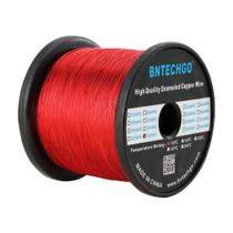 Fio magnético BNTECHGO 30 AWG Cobre esmaltado 2,27 kg vermelho 155