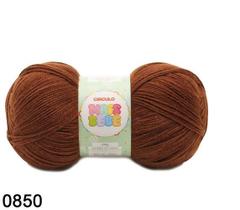 Fio mais bebe 100 gr cor 0850 castanho
