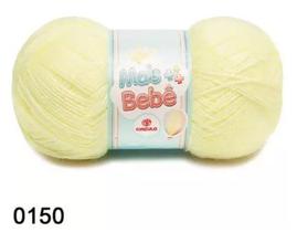 FIO MAIS BEBÊ CIRCULO 100G COR 0150 CREME - Fio de Acrílico para Bebês