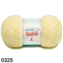 Fio mais bebê circulo 100g cor 0325 amarelo candy