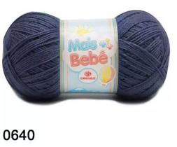 Fio mais bebê circulo 100g cor 0640 marinho