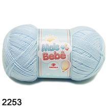 FIO MAIS BEBÊ CÍRCULO 100G COR 2253 AZUL CANDY - Ideal para Bebês e Crianças FIO MAIS BEBÊ CÍRCULO 100G COR 2253 AZUL CANDY - Ideal para Bebês e Crianças