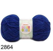 FIO MAIS BEBÊ CIRCULO 100G COR 2864 AZULÃO - Fio de Acrílico para Bebês