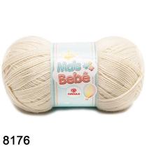 Fio mais bebê circulo 100g cor 8176 off whitte