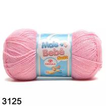 Fio mais bebe soft 100g cor 3125 quartzo rosa