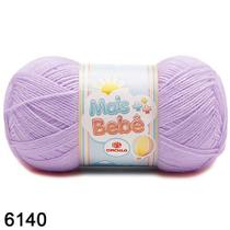 Fio mais bebe soft 100g cor 6140 alfazema lilás claro