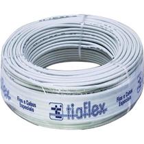 Fio Manga 4 X 24Awg Sem Blindagem Bege Tiaflex - Rl / 100 Fio Manga 4 X 24Awg Sem Blindagem Bege Tiaflex - Rl / 100