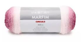 Fio Marfim Círculo 200g - Cor 9010 Carmesim - 400 Metros