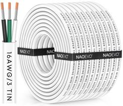 Fio marinho NAOEVO 16 Gauge 16/3 Triplex 16 AWG 30,48 m Fio marinho NAOEVO 16 Gauge 16/3 Triplex 16 AWG 30,48 m