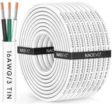Fio marinho NAOEVO 16 Gauge 16/3 Triplex à prova d'água 50 pés Fio marinho NAOEVO 16 Gauge 16/3 Triplex à prova d'água 50 pés