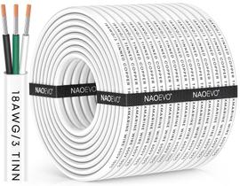 Fio marinho NAOEVO 18 Gauge 18/3 Triplex 18 AWG 60m à prova d'água Fio marinho NAOEVO 18 Gauge 18/3 Triplex 18 AWG 60m à prova d'água