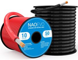 Fio marinho NAOEVO, cobre estanhado de calibre 10, PVC, 15m, IP68 Fio marinho NAOEVO, cobre estanhado de calibre 10, PVC, 15m, IP68