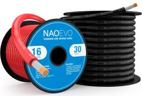 Fio marinho NAOEVO, cobre estanhado de calibre 16, PVC, 18m, IP68