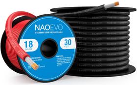 Fio marinho NAOEVO, cobre estanhado de calibre 18, PVC, 18 AWG, IP68