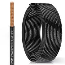 Fio MEIHUIJI THHN 14 AWG 7,6 m 600 V Preto Nylon