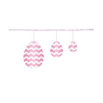 Fio Metalizado De Ovinhos Rosa 1un 2.70m - Carber