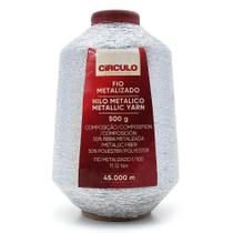 Fio Metalizado Prata 500g - Circulo