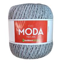 Fio Moda Tex 295 Barbantextil 500 metros Cor Cinza - Ideal para Crochê e Tricô