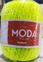 Fio Moda Tex 295 Barbantextil 500 Metros Cor Verde Neon - Ideal para Crochê e Tricô