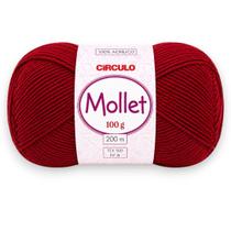 Fio Mollet Círculo 100g 200m Cor 115 Rubi Fio Mollet Círculo 100g 200m Cor 115 Rubi