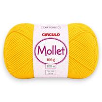 Fio Mollet Círculo 100g 200m Cor 1245 Canário Fio Mollet Círculo 100g 200m Cor 1245 Canário