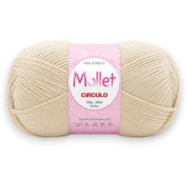 Fio Mollet Círculo 100g 200m Cor 20 Natural para Tricô e Crochê Fio Mollet Círculo 100g 200m Cor 20 Natural para Tricô e Crochê