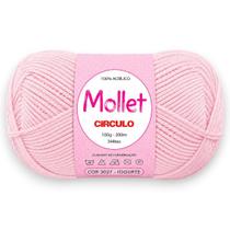 Fio Mollet Círculo 100g 200m Cor 3027 Iogurte para Tricô, Crochê e Artesanato Fio Mollet Círculo 100g 200m Cor 3027 Iogurte para Tricô, Crochê e Artesanato