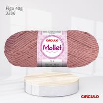 Fio Mollet Circulo 40g Cor Figo 3286