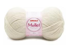 Fio mollet circulo cor 020 natural 100 g Fio mollet circulo cor 020 natural 100 g