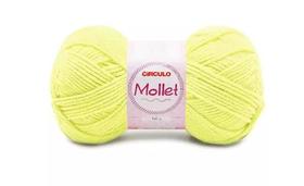 Fio mollet circulo cor 0325 amarelo candy 100 g - 200 metros Fio mollet circulo cor 0325 amarelo candy 100 g - 200 metros