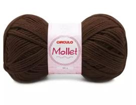 Fio mollet circulo cor 0608 chocolate 100 gr