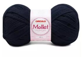 Fio mollet circulo cor 0640 marinho 100 gr