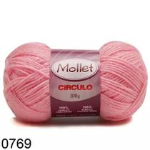 Fio Mollet Círculo Cor 0769 Chiclete 100 Gramas - 200 Metros Fio Mollet Círculo Cor 0769 Chiclete 100 Gramas - 200 Metros