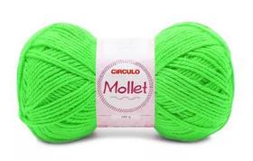 FIO MOLLET CIRCULO COR 0781 VERDE NEON 100 GR - Fio de Tricô e Crochê FIO MOLLET CIRCULO COR 0781 VERDE NEON 100 GR - Fio de Tricô e Crochê