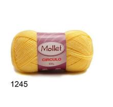 Fio Mollet Círculo Cor 1245 Canário 100 Gramas - 200 Metros Fio Mollet Círculo Cor 1245 Canário 100 Gramas - 200 Metros