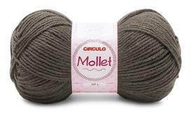 Fio mollet circulo cor 7417 chumbo 100 gr - 200 metros