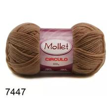 Fio Mollet Círculo Cor 7447 Avelã 100 Gramas - 200 Metros - 100% Acrílico