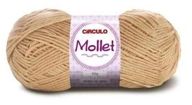 Fio Mollet Círculo Cor 7650 Amêndoa 100g - 200 Metros Fio Mollet Círculo Cor 7650 Amêndoa 100g - 200 Metros