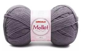 Fio Mollet Círculo Cor 8098 Asfalto 100 Gramas - 200 Metros Fio Mollet Círculo Cor 8098 Asfalto 100 Gramas - 200 Metros