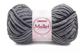 Fio Mollet Círculo Cor 9199 Mescla Nublada 100g - 200 Metros Fio Mollet Círculo Cor 9199 Mescla Nublada 100g - 200 Metros