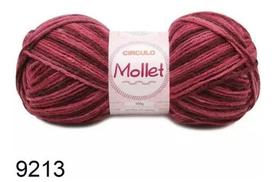 Fio mollet circulo cor 9213 mescla malbec 100 gr Fio mollet circulo cor 9213 mescla malbec 100 gr