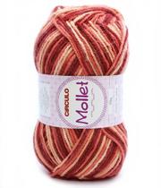 Fio Mollet Círculo Cor 9649 100g Urucum - 200 Metros